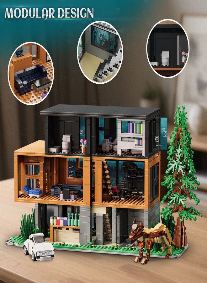 TOY PLAYER Forest House Building Set with Lights, Haunted House Villa Architecture Model for Romance Films Fans, Compatible with Lego for Adults, Halloween Christmas Toy Gifts for Teens Boys Ages 14+ (1550 PCS) - Image 4